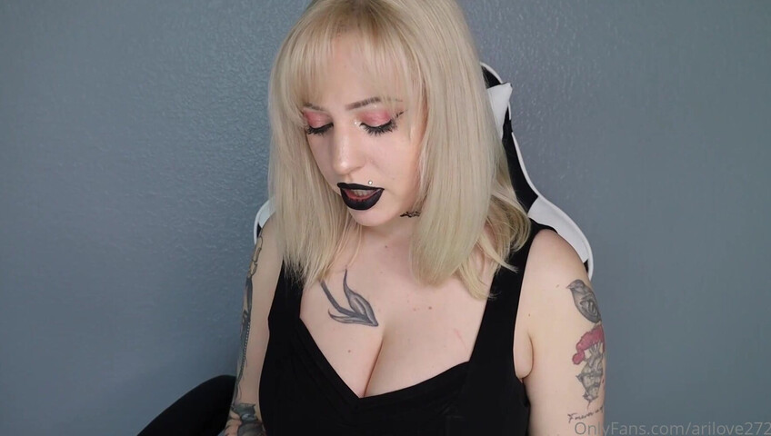 AriLove - ASMR Roleplay Goth Manager Gets On You Work HARDER or ELSE You'll Get Pegged!