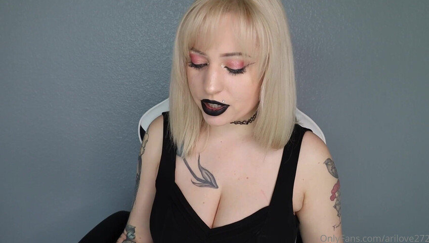AriLove - ASMR Roleplay Goth Manager Gets On You Work HARDER or ELSE You'll Get Pegged!