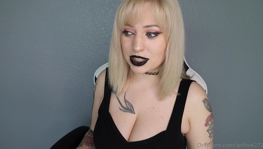 AriLove - ASMR Roleplay Goth Manager Gets On You Work HARDER or ELSE You'll Get Pegged!