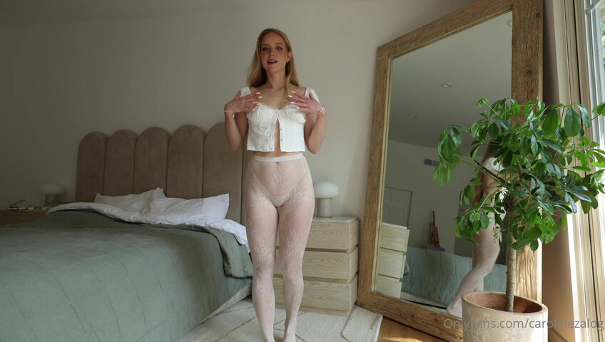 Caroline Zalog - 24 April 2026 - See Through Tights Try-On Haul