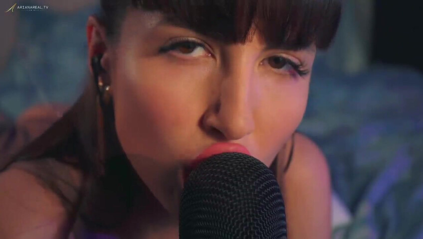 ArianaRealTV - ASMR Passionate Mic Licking & Breathing Layered Sounds