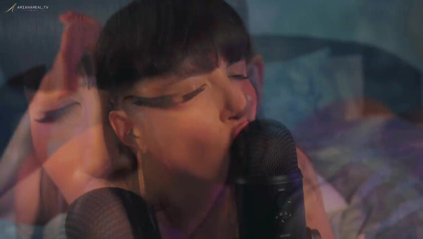 ArianaRealTV - ASMR Passionate Mic Licking & Breathing Layered Sounds
