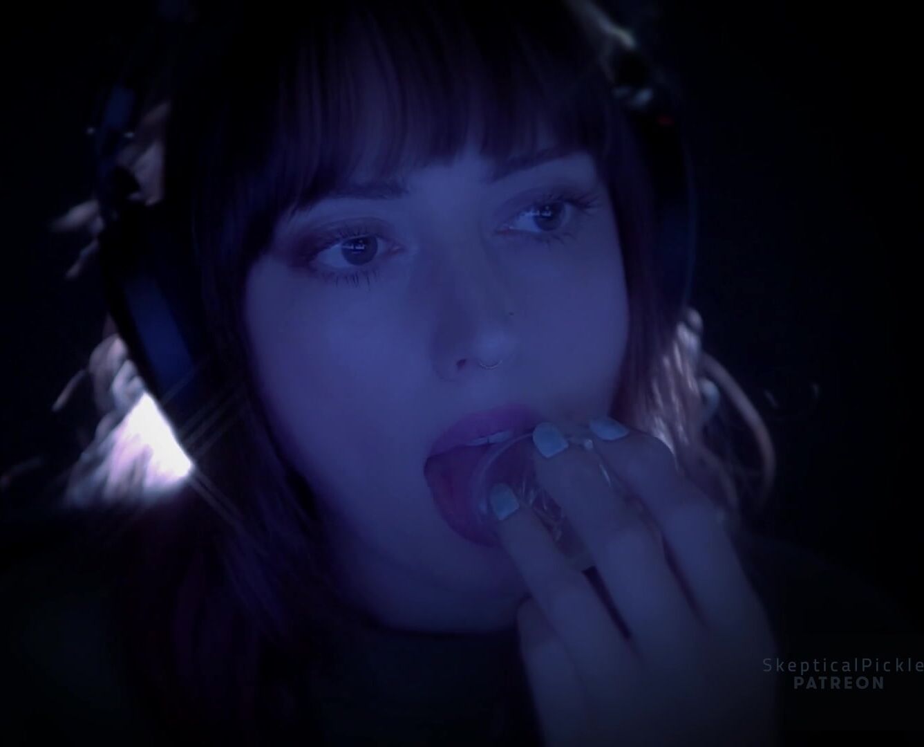 SkepticalPickle ASMR - Ear Licking and Whispers (Tiny Ears) Golden Tier