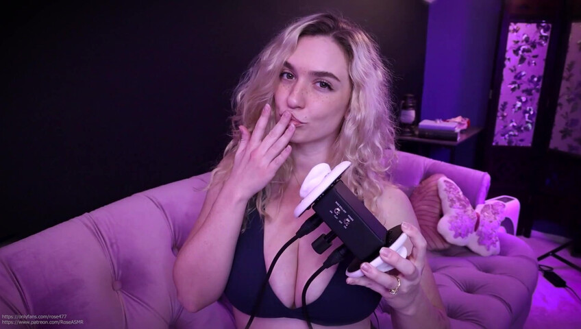 Rose ASMR - Whispering & Kissing on My Favorite Bra Patreon Leak