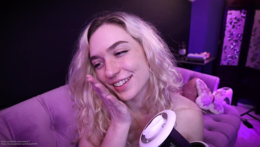 Rose ASMR - Whispering & Kissing on My Favorite Bra Patreon Leak