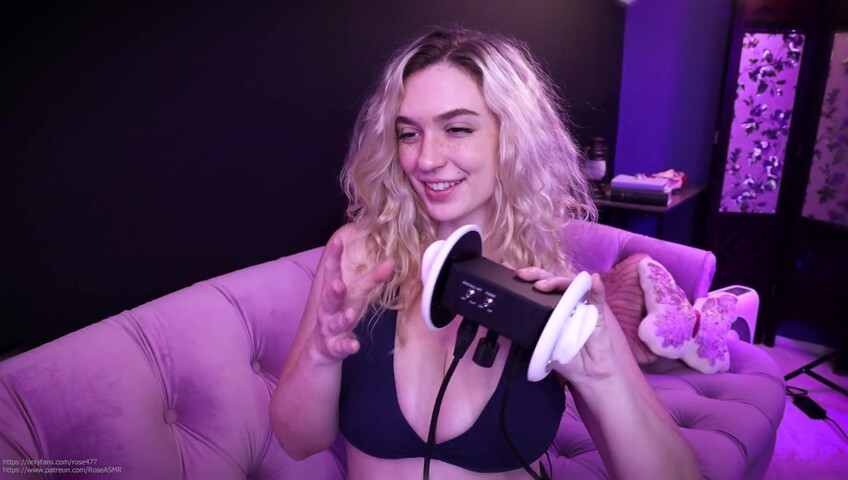 Rose ASMR - Whispering & Kissing on My Favorite Bra Patreon Leak