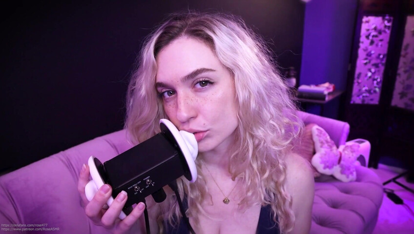 Rose ASMR - Whispering & Kissing on My Favorite Bra Patreon Leak