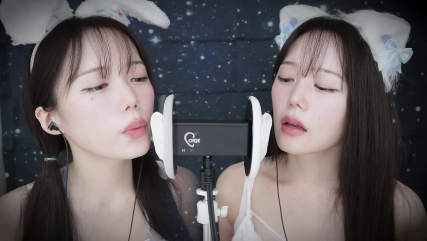 Jamonghae ASMR - 12 April 2026 - ASMR 토끼&고양이 쌍둥이의 수면 치료