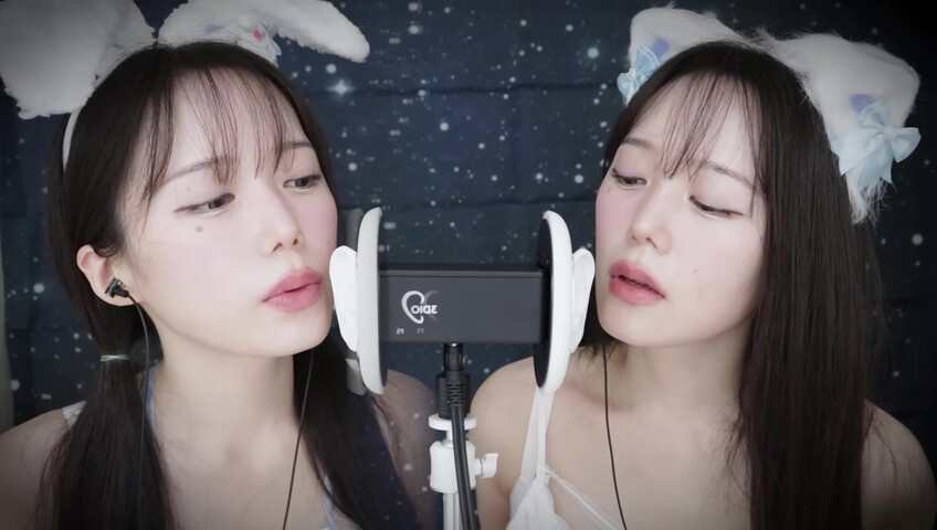 Jamonghae ASMR - 12 April 2026 - ASMR 토끼&고양이 쌍둥이의 수면 치료