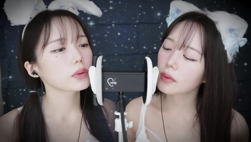 Jamonghae ASMR - 12 April 2026 - ASMR 토끼&고양이 쌍둥이의 수면 치료