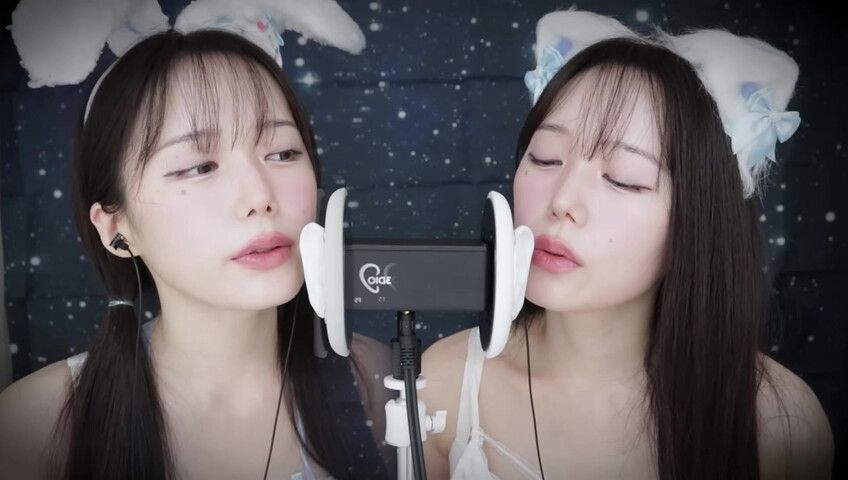 Jamonghae ASMR - 12 April 2026 - ASMR 토끼&고양이 쌍둥이의 수면 치료