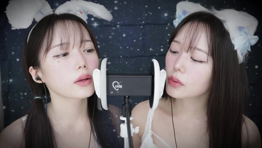 Jamonghae ASMR - 12 April 2026 - ASMR 토끼&고양이 쌍둥이의 수면 치료
