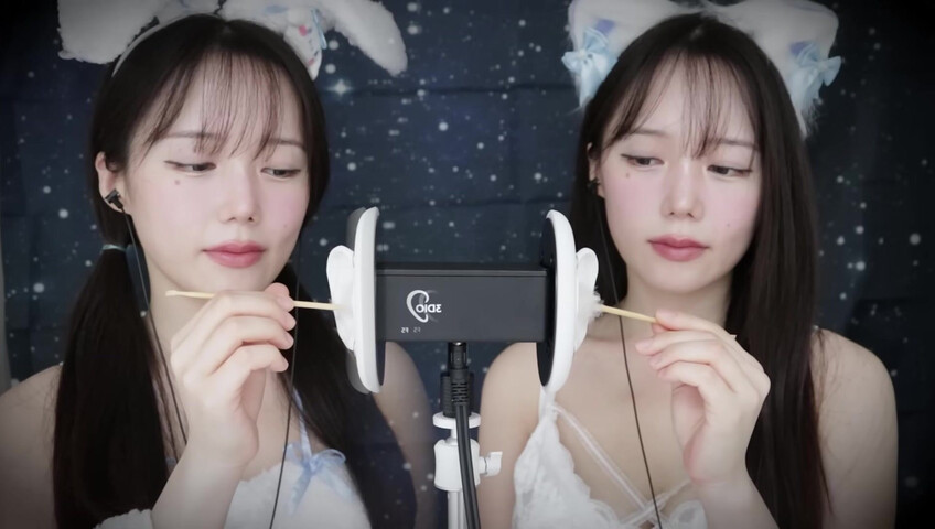 Jamonghae ASMR - 12 April 2026 - ASMR 토끼&고양이 쌍둥이의 수면 치료