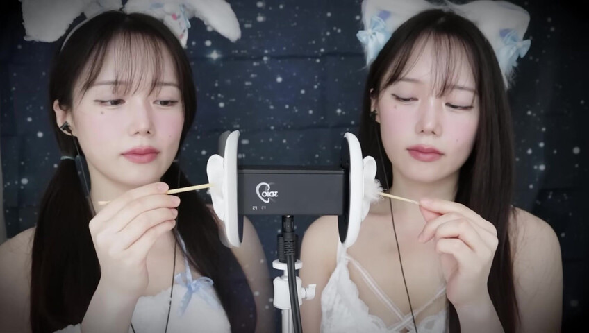Jamonghae ASMR - 12 April 2026 - ASMR 토끼&고양이 쌍둥이의 수면 치료