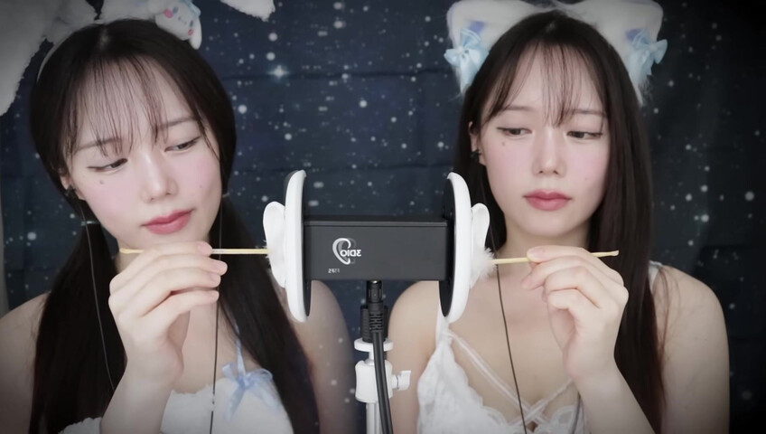 Jamonghae ASMR - 12 April 2026 - ASMR 토끼&고양이 쌍둥이의 수면 치료
