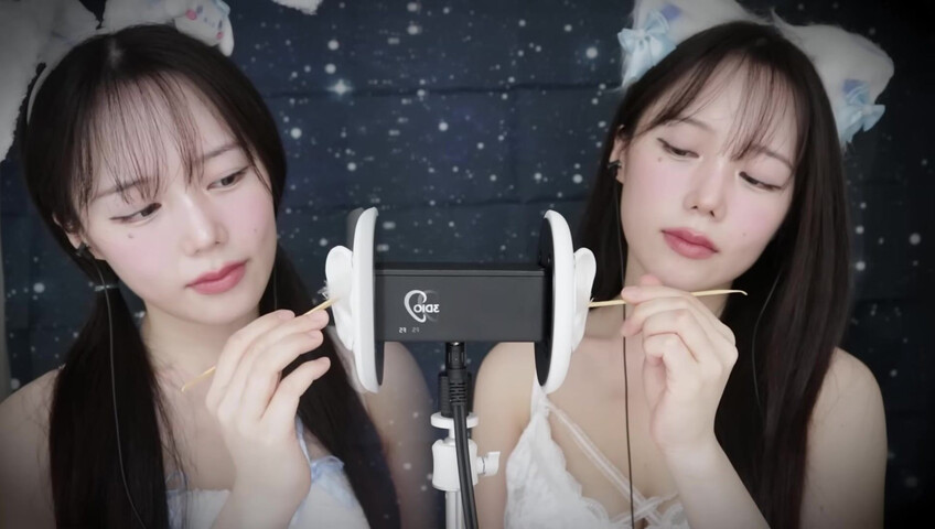 Jamonghae ASMR - 12 April 2026 - ASMR 토끼&고양이 쌍둥이의 수면 치료
