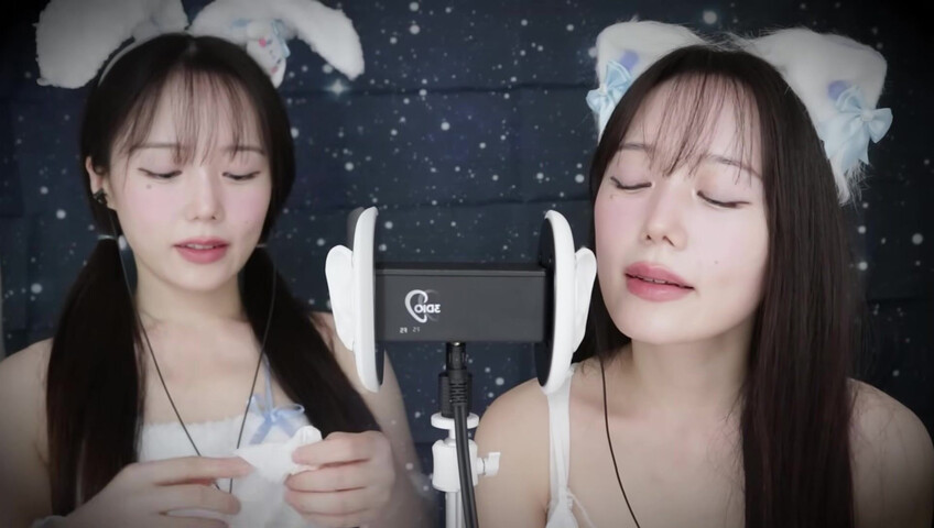 Jamonghae ASMR - 12 April 2026 - ASMR 토끼&고양이 쌍둥이의 수면 치료
