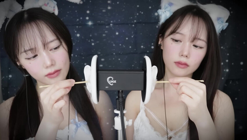 Jamonghae ASMR - 12 April 2026 - ASMR 토끼&고양이 쌍둥이의 수면 치료