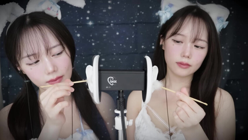 Jamonghae ASMR - 12 April 2026 - ASMR 토끼&고양이 쌍둥이의 수면 치료