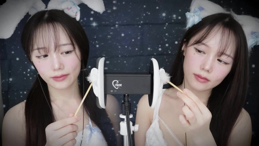 Jamonghae ASMR - 12 April 2026 - ASMR 토끼&고양이 쌍둥이의 수면 치료