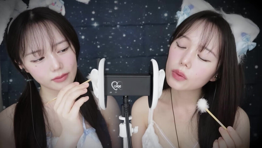 Jamonghae ASMR - 12 April 2026 - ASMR 토끼&고양이 쌍둥이의 수면 치료
