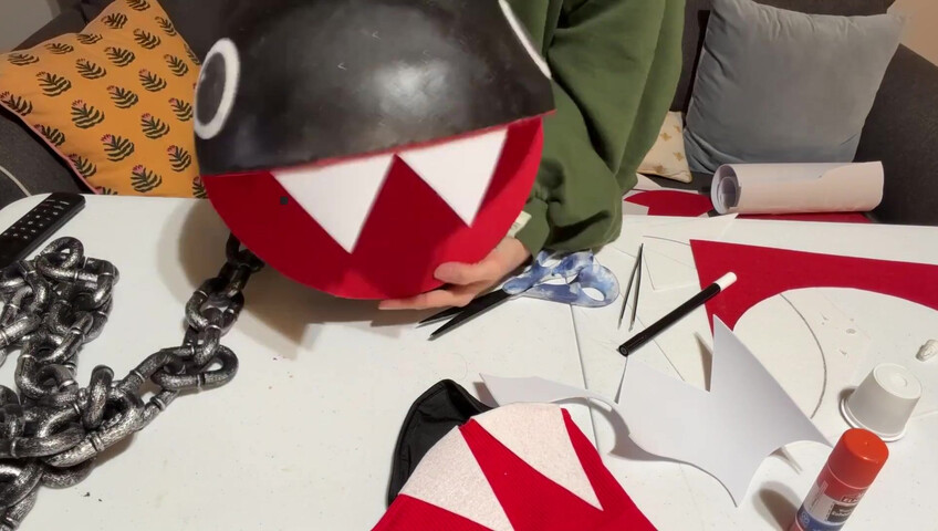 Busy B ASMR - 10 April 2026 - ASMR Building My Chain Chomp Cosplay