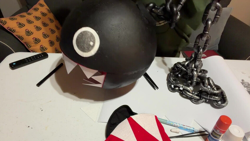 Busy B ASMR - 10 April 2026 - ASMR Building My Chain Chomp Cosplay