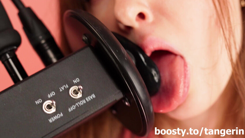 Tangerin ASMR - [Exclusive] Ultra Wet & Close Ear Licking Boosty Leak