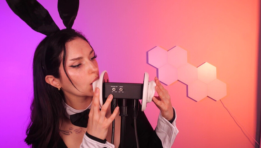 Busy B ASMR - 6 April 2026 - Bunny Girl Ear Eating