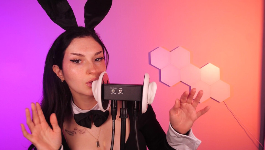 Busy B ASMR - 6 April 2026 - Bunny Girl Ear Eating