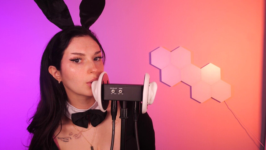 Busy B ASMR - 6 April 2026 - Bunny Girl Ear Eating