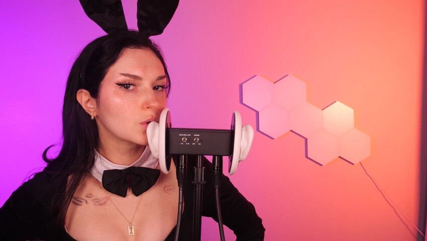 Busy B ASMR - 6 April 2026 - Bunny Girl Ear Eating