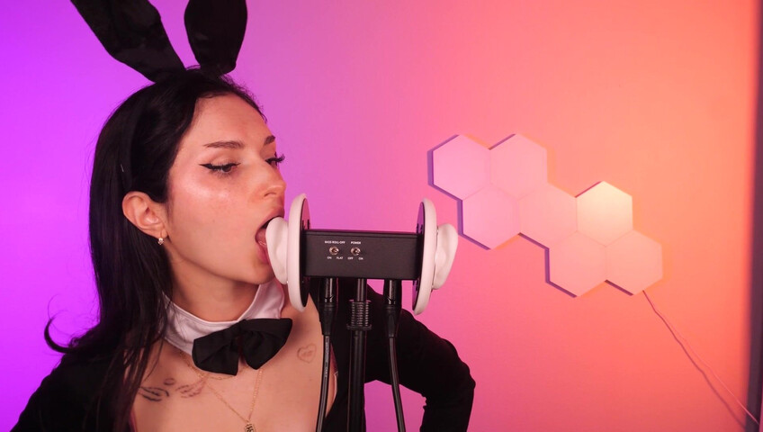 Busy B ASMR - 6 April 2026 - Bunny Girl Ear Eating