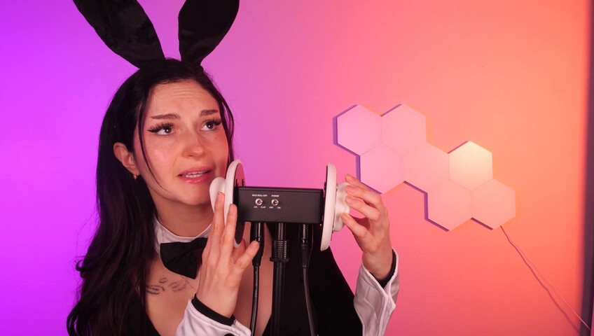 Busy B ASMR - 6 April 2026 - Bunny Girl Ear Eating