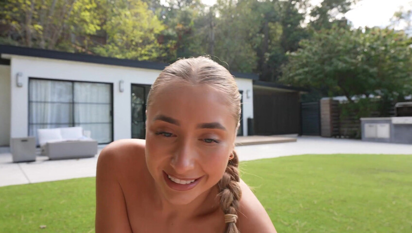 My Hot British Stepsis ONLY Sunbathes Naked - Lily Phillips