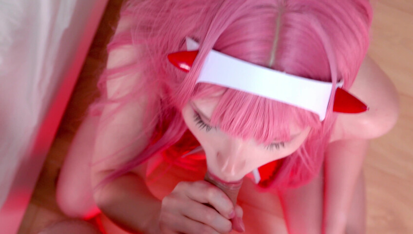 Kovicki - Zero Two - Take a RAW Creampie + Cum On Boobs