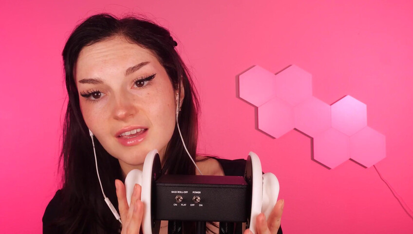 Busy b ASMR - 2 de abril de 2026 - Masaje de orejas con y sin guantes