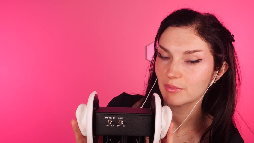 Busy b ASMR - 2 de abril de 2026 - Masaje de orejas con y sin guantes