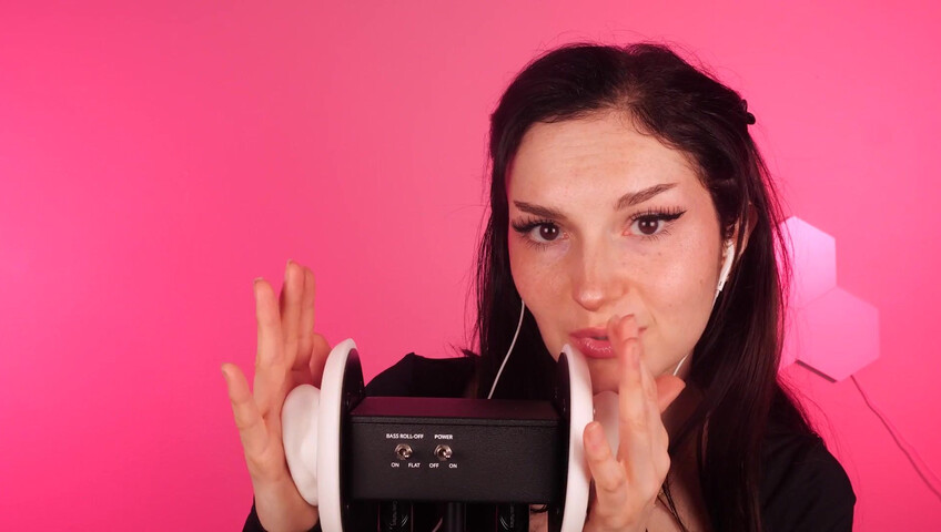 Busy b ASMR - 2 de abril de 2026 - Masaje de orejas con y sin guantes