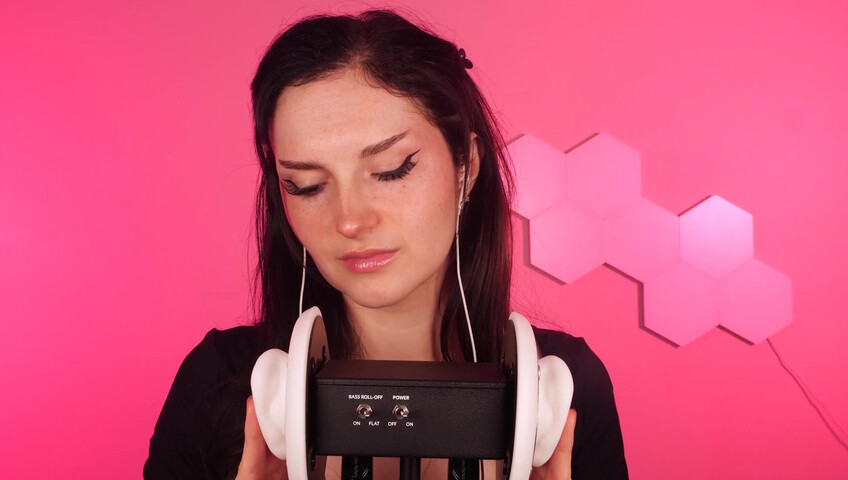 Busy b ASMR - 2 de abril de 2026 - Masaje de orejas con y sin guantes
