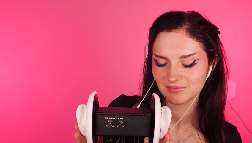 Busy b ASMR - 2 de abril de 2026 - Masaje de orejas con y sin guantes