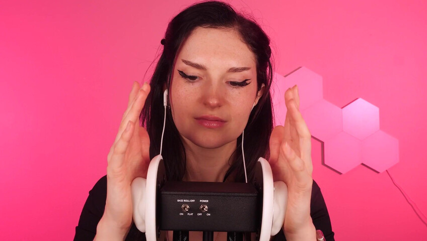 Busy b ASMR - 2 de abril de 2026 - Masaje de orejas con y sin guantes