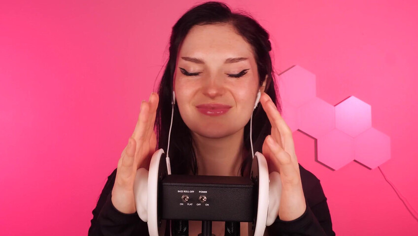 Busy b ASMR - 2 de abril de 2026 - Masaje de orejas con y sin guantes