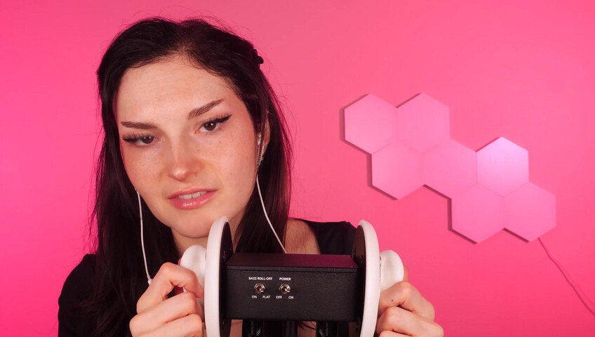 Busy b ASMR - 2 de abril de 2026 - Masaje de orejas con y sin guantes