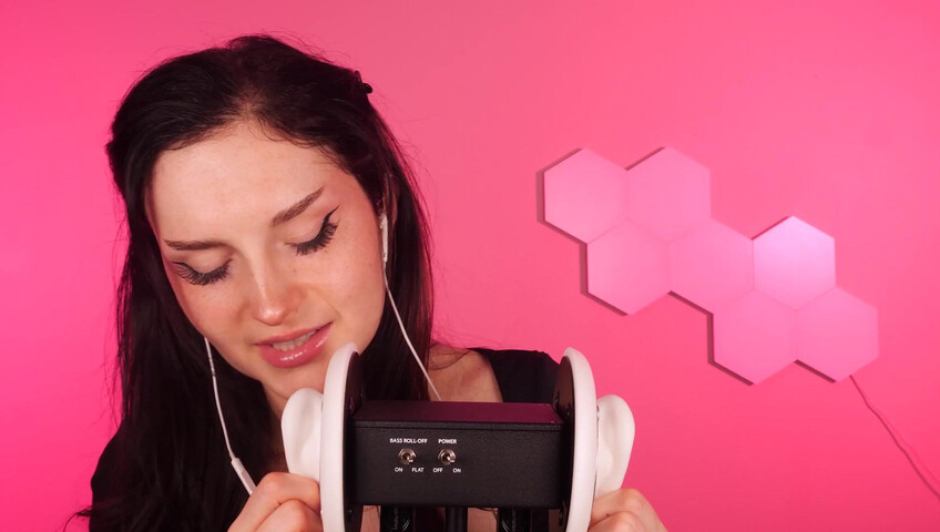 Busy b ASMR - 2 de abril de 2026 - Masaje de orejas con y sin guantes