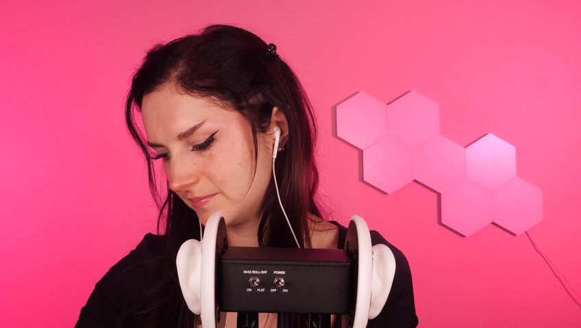 Busy b ASMR - 2 de abril de 2026 - Masaje de orejas con y sin guantes