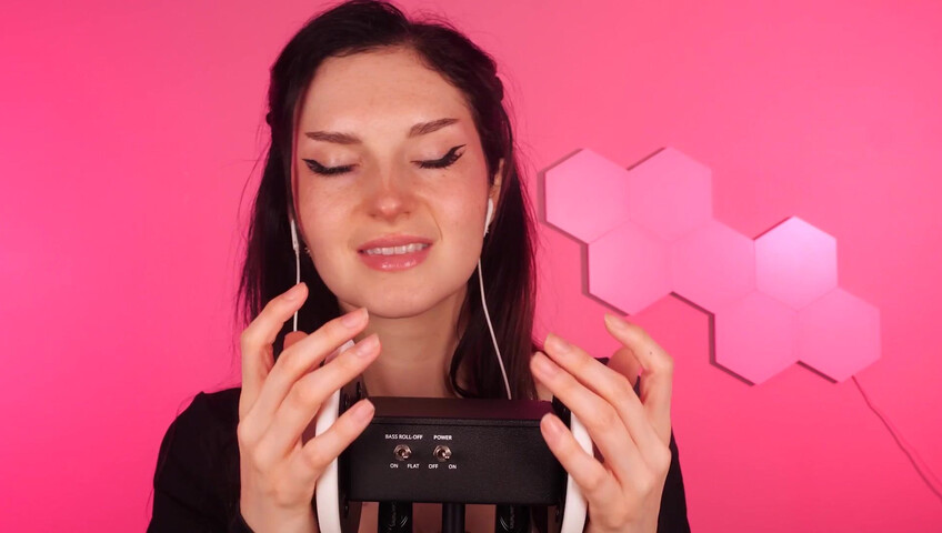 Busy b ASMR - 2 de abril de 2026 - Masaje de orejas con y sin guantes