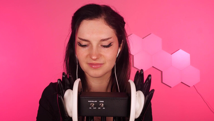 Busy b ASMR - 2 de abril de 2026 - Masaje de orejas con y sin guantes