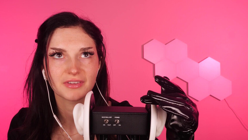Busy b ASMR - 2 de abril de 2026 - Masaje de orejas con y sin guantes