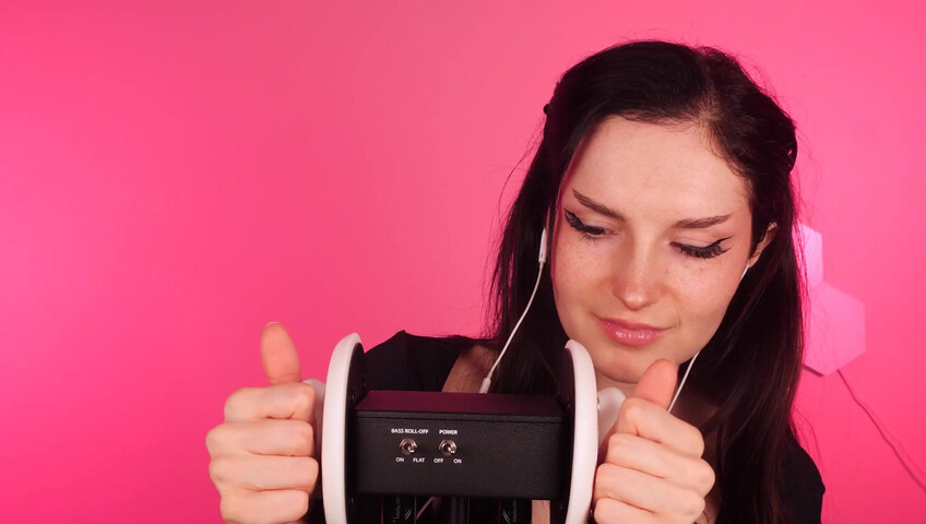 Busy b ASMR - 2 de abril de 2026 - Masaje de orejas con y sin guantes